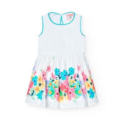 Robe en satin sans manches BOBOLI