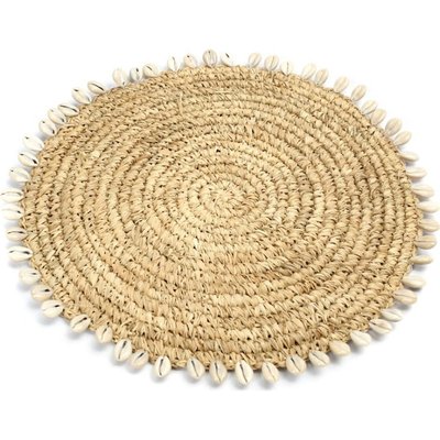 Dessous de plat Raffia et Coquillage Naturel Bazar Bizar RECOLLECTION