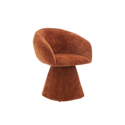 Fauteuil pivotant 180° tissu coton ASSIA SWEEEK