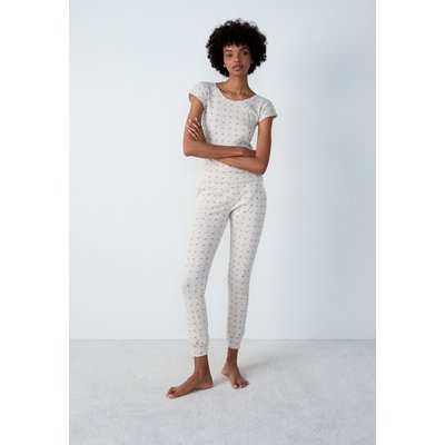 Pantalon de pyjama en coton en pointele cœur à motifs BAYSIDE ETAM