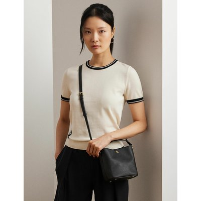 Petit sac seau en cuir à bandoulière, REESE LAUREN RALPH LAUREN