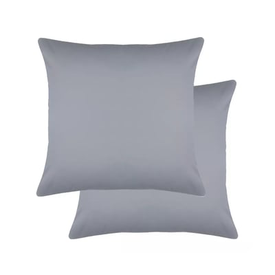 Lot de 2 taies satin de coton AVA UNI GARNIER THIEBAUT