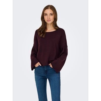 Pull Femme INC Orné épaules Froides - Laine, Cachemire, Rouge Bordeaux, Taille S, Neuf Avec étiquette
