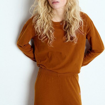 Langarm-Shirt PYMAZ, runder Ausschnitt AMERICAN VINTAGE