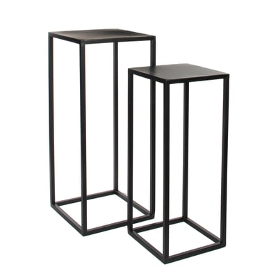 Lot de 2 tables d'appoint GOA MICA DECORATIONS