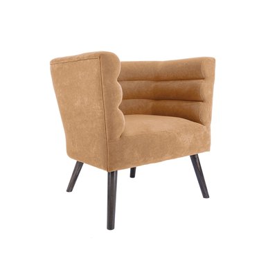 Fauteuil de salon design velours Explicit PRESENT TIME