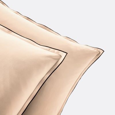 Funda de almohada de satén de algodón lavado de 300 hilos, VICTOR uni LA REDOUTE INTERIEURS