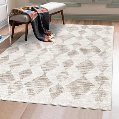 Tapis berbère tissé motifs ethno-chic NAXTAZ 1 UN AMOUR DE TAPIS