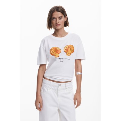 T-shirt coquillages DESIGUAL