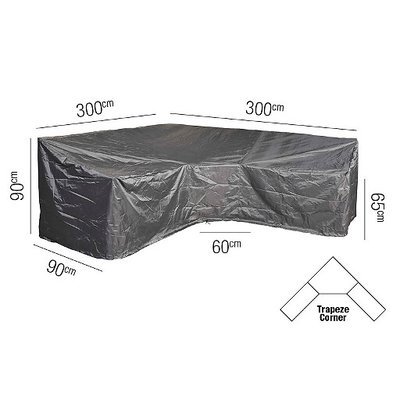 Garden Trapeeze Lounge Set Cover 300x300x90x65x90cm AEROCOVER