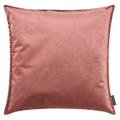 Housse de coussin velours avec volant piqué MARLA MAGMA HEIMTEX