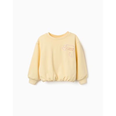 Sweat en coton avec imprimé Creativity ZIPPY