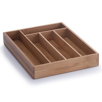 Range-couverts bois de bambou ZELLER PRESENT