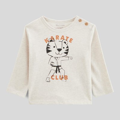 T-shirt manches longues imprimé en coton BIO GOTS BOUT'CHOU