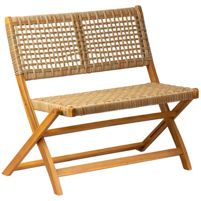 Banc de jardin, acacia et corde, NATAL NORDLYS