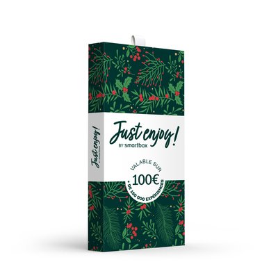 Carte cadeau Just enjoy ! Noël - 100 €- SMARTBOX - Coffret Cadeau Multi-thèmes SMARTBOX