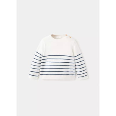 Pull-over en maille à rayures MANGO BABY