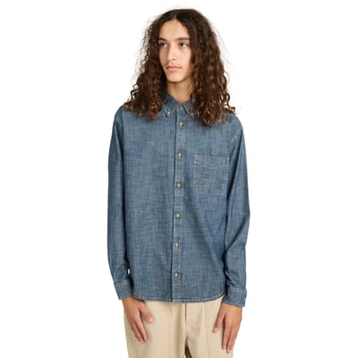 Chemise manches longues BUTTON DOWN REGULAR CHAMBRAY ELEMENT