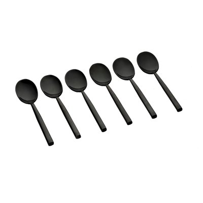 Lot de 6 petites cuillères en inox, NUDE BJORN