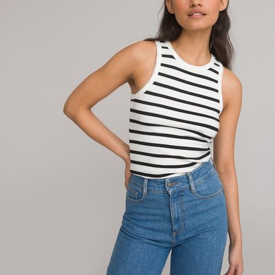 Débardeur à rayures, emmanchures américaines LA REDOUTE COLLECTIONS