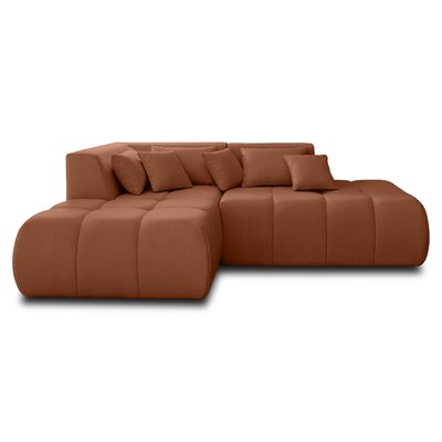 Canapé d'Angle gauche en Tissu 4 places - CARACAS LISA DESIGN