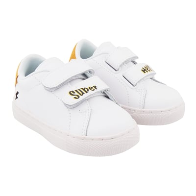 Baskets Enfant En Cuir Mini Edith Super Hero BONS BAISERS