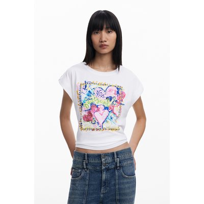 T-shirt carré Art DESIGUAL