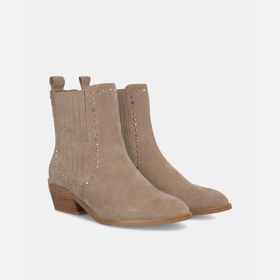Bottines en cuir à clous ALMA EN PENA