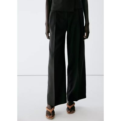 Pantalon droit pinces MANGO