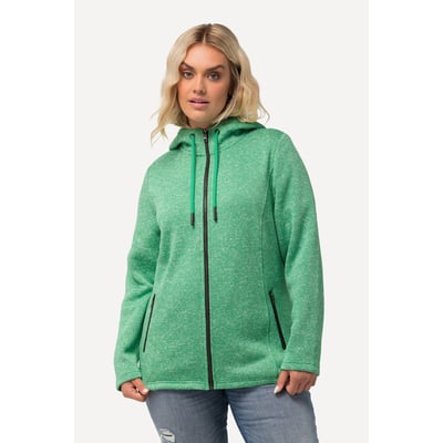Veste De Lit Polaire Femme Grande Taille – Capuche Avec Boutons, Manches Longues, Poches, Douce Et Chaude