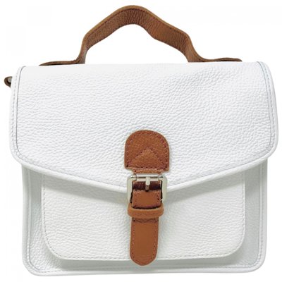 Sac bandoulière cartable en cuir grainé CALVI OH MY BAG