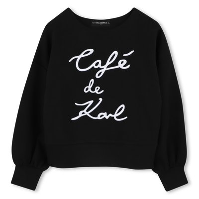 Sweat-shirt avec broderie KARL LAGERFELD KIDS