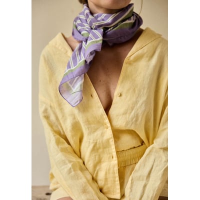 Foulard en voile de coton, RAYURES GABRIELLE PARIS