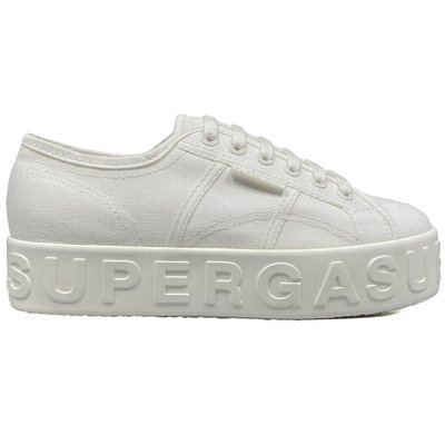 Baskets compensées en toile 2790 , SHINY SUPERGA