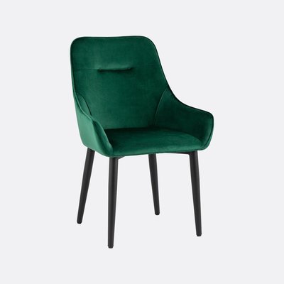 Комплект из четырех стульев из мягкого велюра SO'HOME