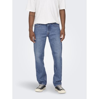 ONSEDGE Taille moyenne Straight Fit Jeans Coupe regular ONLY & SONS