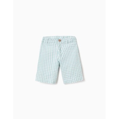 Short Vichy avec Texture 'Brothers & Sisters' ZIPPY