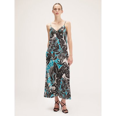 Robe en voile de viscose ECOVERO à motif tropical MOTIVI