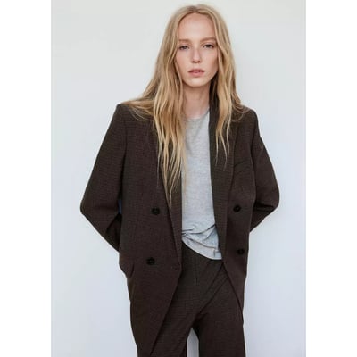 Blazer costume croisé MANGO
