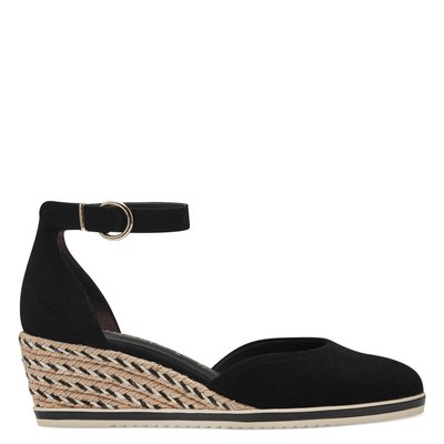 Sandales compensées en cuir TAMARIS