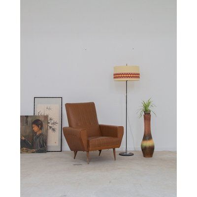 Fauteuil camel Jakob N°126 - Bon état DEBONGOUT