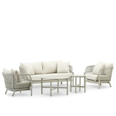 Salon de jardin 4 places, 2 tables, MILOS DEFORA HOME