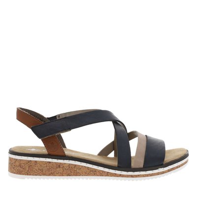 Sandales talon semi-compensé RIEKER
