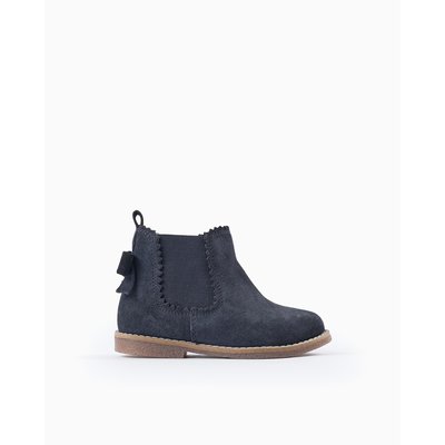 Bottines daim, fermeture à glissière FRENCH CONNECTION ZIPPY