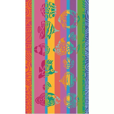 Drap de plage pur coton POISSONS GARNIER-THIEBAUT