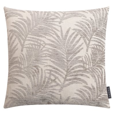 Housse de coussin jacquard motif feuillage LEAVES MAGMA HEIMTEX