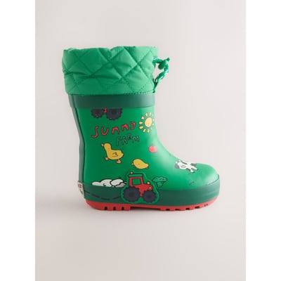 Bottes de pluie en caoutchouc à revers NEXT