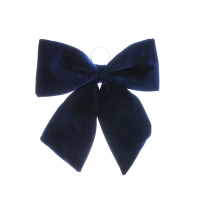 44cm Nordic Lights Decorative Navy Bow SO'HOME