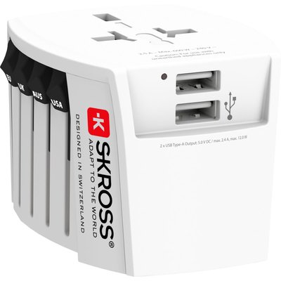 Adaptateur de voyage Secteur MUV 2 USB rigid box 2022 SKROSS