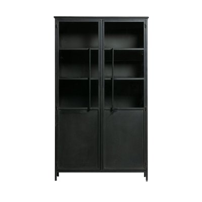 Vitrine 2 portes en métal H170cm - EXHIBIT BEPUREHOME